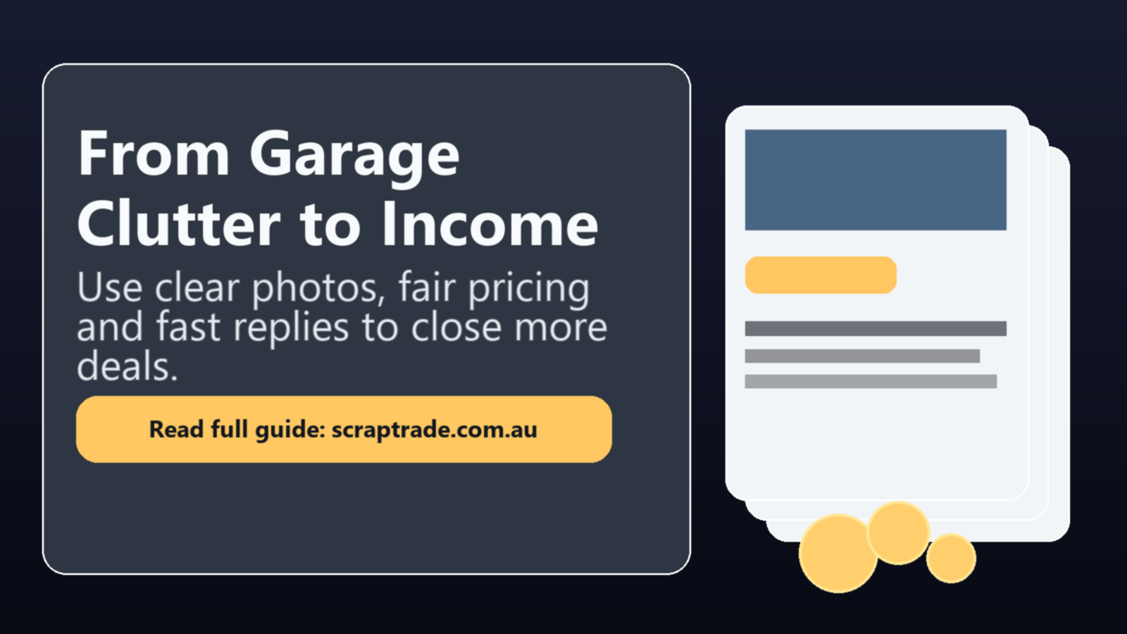 How to Sell Used and Scrap Products Online in Australia