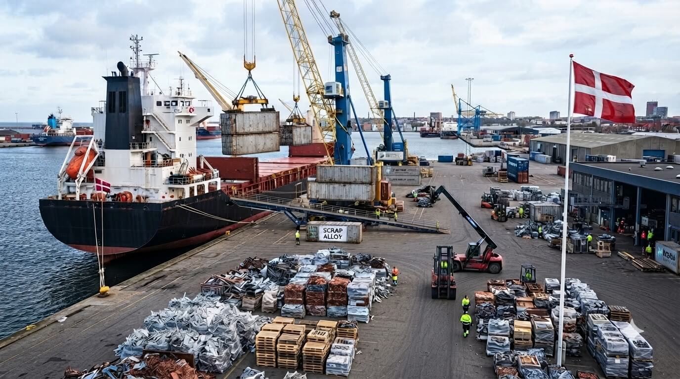 Denmark Scrap Market: Recycling Tech, Trade & Alloy Exports