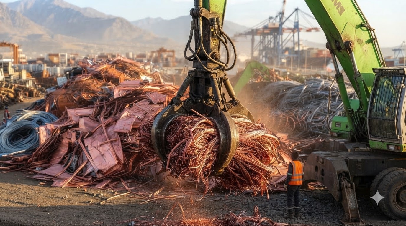 Chile Scrap Market: Aceros AZA EAF & $255M Copper Exports