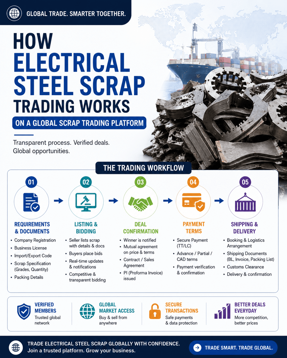 Electrical Steel Scrap Trading: Global Guide